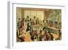 'Dr Syntax at an auction'-Thomas Rowlandson-Framed Giclee Print