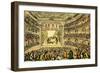 'Dr Syntax at Covent Garden Theatre'-Thomas Rowlandson-Framed Giclee Print