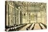 'Dr Syntax at Freemason's Hall'-Thomas Rowlandson-Stretched Canvas