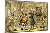 'Dr Syntax & bookseller'-Thomas Rowlandson-Mounted Giclee Print