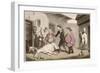 Dr Syntax, Death of Punch (His Horse)-Thomas Rowlandson-Framed Art Print