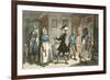 Dr Syntax Disputing His Bill with the Landlady-Thomas Rowlandson-Framed Premium Giclee Print