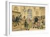 Dr Syntax in a Court of Justice-Thomas Rowlandson-Framed Art Print