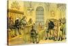 'Dr Syntax in a court of justice'-Thomas Rowlandson-Stretched Canvas