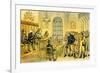'Dr Syntax in a court of justice'-Thomas Rowlandson-Framed Giclee Print