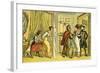'Dr Syntax in the wrong lodging house'-Thomas Rowlandson-Framed Giclee Print