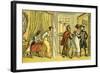 'Dr Syntax in the wrong lodging house'-Thomas Rowlandson-Framed Giclee Print