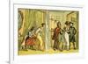 'Dr Syntax in the wrong lodging house'-Thomas Rowlandson-Framed Giclee Print