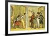 'Dr Syntax in the wrong lodging house'-Thomas Rowlandson-Framed Giclee Print