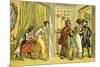 'Dr Syntax in the wrong lodging house'-Thomas Rowlandson-Mounted Giclee Print