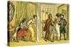 'Dr Syntax in the wrong lodging house'-Thomas Rowlandson-Stretched Canvas