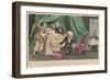 'Dr Syntax Lamenting the Loss of His Wife', 1820-Thomas Rowlandson-Framed Giclee Print