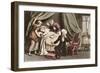 Dr Syntax Lamenting the Loss of His Wife-Thomas Rowlandson-Framed Art Print