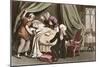 Dr Syntax Lamenting the Loss of His Wife-Thomas Rowlandson-Mounted Art Print