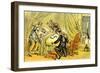 'Dr Syntax lamenting the loss of his wife'-Thomas Rowlandson-Framed Giclee Print