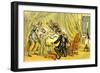 'Dr Syntax lamenting the loss of his wife'-Thomas Rowlandson-Framed Giclee Print