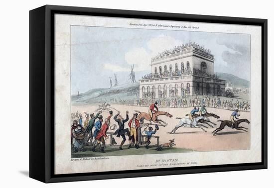 Dr Syntax Loses His Money at the Race Ground at York, 1813-Thomas Rowlandson-Framed Stretched Canvas