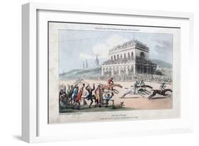 Dr Syntax Loses His Money at the Race Ground at York, 1813-Thomas Rowlandson-Framed Giclee Print