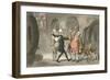 Dr Syntax Made Free of the Cellar-Thomas Rowlandson-Framed Art Print