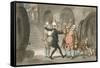 Dr Syntax Made Free of the Cellar-Thomas Rowlandson-Framed Stretched Canvas