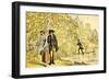 'Dr Syntax making a discovery'-Thomas Rowlandson-Framed Giclee Print