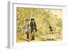 'Dr Syntax making a discovery'-Thomas Rowlandson-Framed Giclee Print