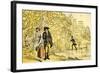 'Dr Syntax making a discovery'-Thomas Rowlandson-Framed Giclee Print