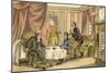 Dr Syntax Making His Will-Thomas Rowlandson-Mounted Art Print