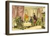 'Dr Syntax making his will'-Thomas Rowlandson-Framed Giclee Print