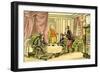 'Dr Syntax making his will'-Thomas Rowlandson-Framed Giclee Print