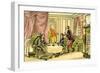 'Dr Syntax making his will'-Thomas Rowlandson-Framed Giclee Print