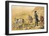 Dr Syntax Meditating on the Tombstones-Thomas Rowlandson-Framed Art Print