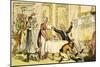 'Dr Syntax mistakes a gentleman's house for an inn'-Thomas Rowlandson-Mounted Giclee Print