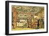 'Dr Syntax painting a portrait'-Thomas Rowlandson-Framed Giclee Print