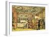 'Dr Syntax painting a portrait'-Thomas Rowlandson-Framed Giclee Print