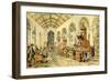 'Dr Syntax preaching'-Thomas Rowlandson-Framed Giclee Print