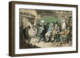 Dr Syntax Reads Aloud from His Tour-Thomas Rowlandson-Framed Art Print