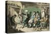 Dr Syntax Reads Aloud from His Tour-Thomas Rowlandson-Stretched Canvas