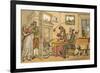 Dr Syntax Returned from His Tour-Thomas Rowlandson-Framed Premium Giclee Print