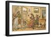 Dr Syntax Returned from His Tour-Thomas Rowlandson-Framed Art Print