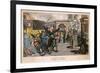 Dr Syntax Robbed in St Giles-Thomas Rowlandson-Framed Premium Giclee Print