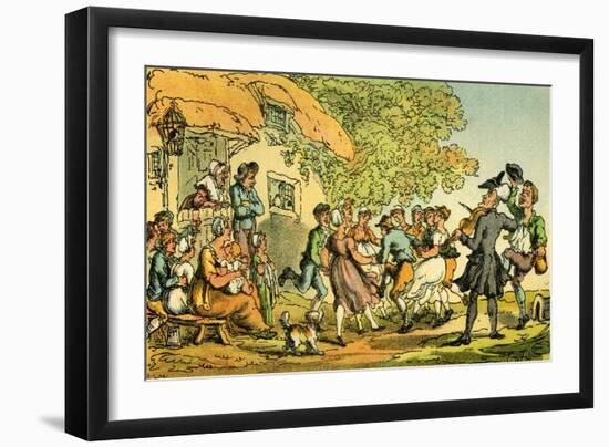 'Dr Syntax - rural sports'-Thomas Rowlandson-Framed Giclee Print