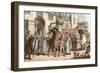 Dr Syntax Setting Out on His Second Tour-Thomas Rowlandson-Framed Art Print