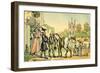 'Dr Syntax setting out on his tour to the Lakes'-Thomas Rowlandson-Framed Giclee Print