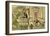 'Dr Syntax star-gazing'-Thomas Rowlandson-Framed Giclee Print