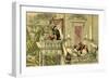 'Dr Syntax star-gazing'-Thomas Rowlandson-Framed Giclee Print