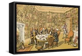 Dr Syntax with My Lord-Thomas Rowlandson-Framed Stretched Canvas