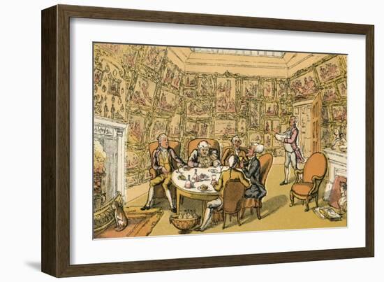 Dr Syntax with My Lord-Thomas Rowlandson-Framed Art Print