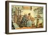 'Dr Syntax with the dairy maid'-Thomas Rowlandson-Framed Giclee Print