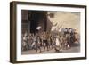 Dr Syntax with the Skimerton Riders-Thomas Rowlandson-Framed Art Print